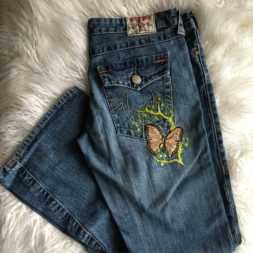 🦋True Religion Joey Embroidered Jean